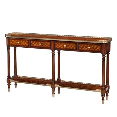 Theodore Alexander Essential 58.25" Console Table In Brown