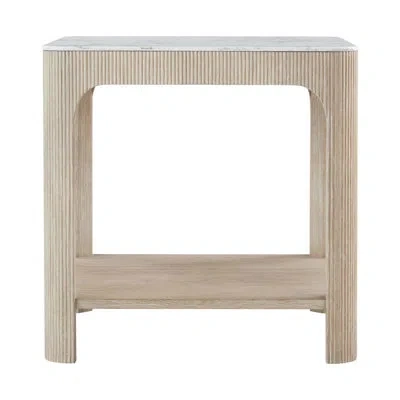 Theodore Alexander Horizon End Table In Gray