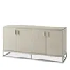 Theodore Alexander Huett Buffet In Overcast Shagreen/brushed Nickel Finish