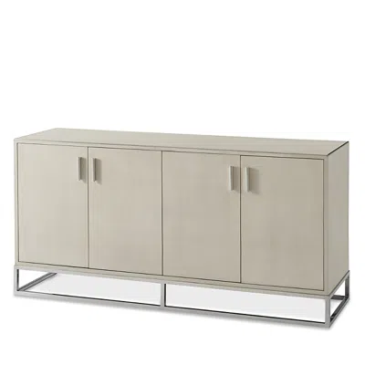 Theodore Alexander Huett Buffet In Overcast Shagreen/brushed Nickel Finish
