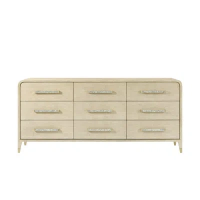 Theodore Alexander Judith Leiber Couture 80'' W 9 - Drawer Dresser In Martini