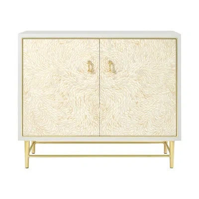 Theodore Alexander Judith Leiber Couture Accent Cabinet In Gold