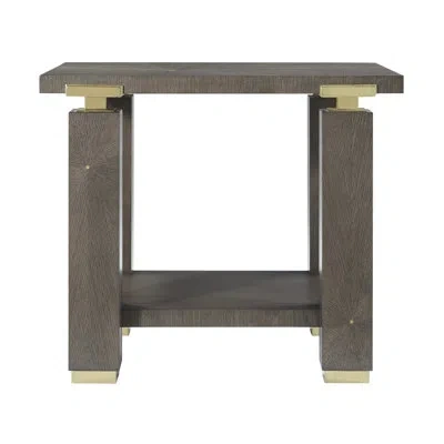 Theodore Alexander Judith Leiber Couture End Table In Mink