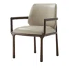 Theodore Alexander Kesden Dining Armchair In Gray