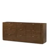 Theodore Alexander Kesden Large Dresser In Pyramid Brown