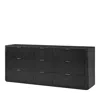 Theodore Alexander Kesden Large Dresser In Silent Black