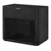 Theodore Alexander Kesden Nightstand In Silent Black