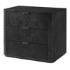 Theodore Alexander Kesden Nightstand In Silent Black