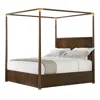 Theodore Alexander Kesden Poster King Bed In Pyramid Brown