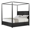 Theodore Alexander Kesden Poster King Bed In Silent Black
