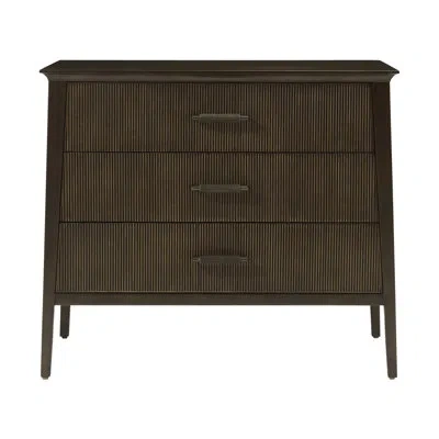 Theodore Alexander Lido  3 - Drawer Nightstand In Dark Brown