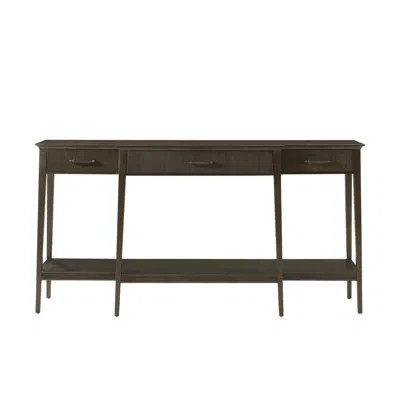 Theodore Alexander Lido 65.5'' Console Table In Bistre