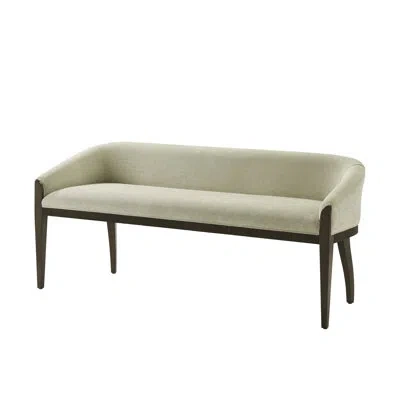Theodore Alexander Lido Bench In Bistre,taurino