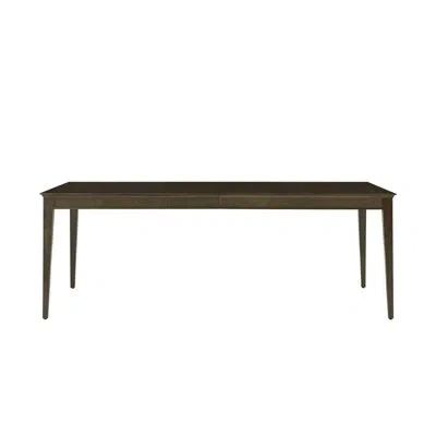Theodore Alexander Lido Extendable Solid Wood Dining Table In Bistre