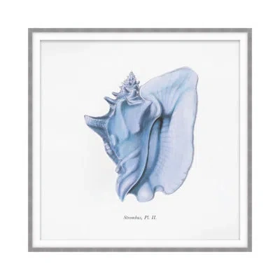 Theodore Alexander Listen To Me 1 By Studio L57 Nouvelle - Single Picture Frame Print In Blue,white