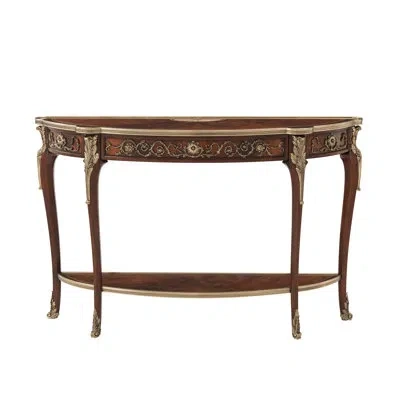 Theodore Alexander Melina 54" Solid Wood Console Table In Clean Ramsey,old English