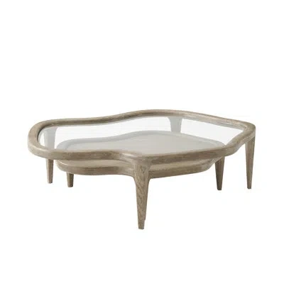 Theodore Alexander Michael Berman 2 Nesting Coffee Tables In Animal Print