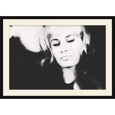 Theodore Alexander Musing 7 Framed Art Print In Black,white