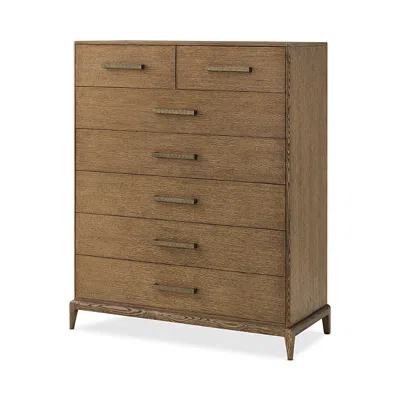 Theodore Alexander Naples Tall Chest In Brown