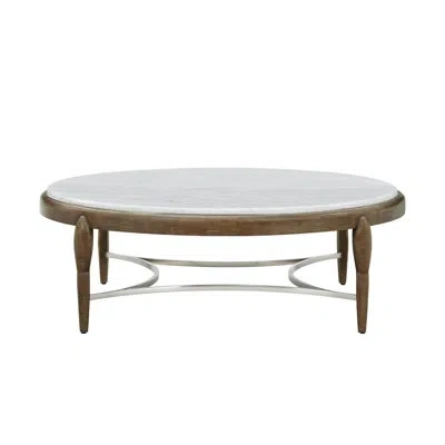 Theodore Alexander Origins Cocktail Table In Volakas Arebescato
