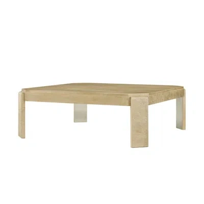 Theodore Alexander Origins Square Cocktail Table In Sesame