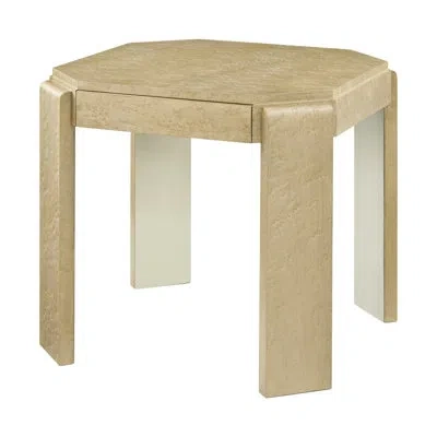 Theodore Alexander Origins Square Side Table In Sesame