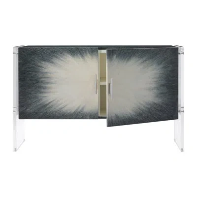 Theodore Alexander Panos Cabinet In Gray