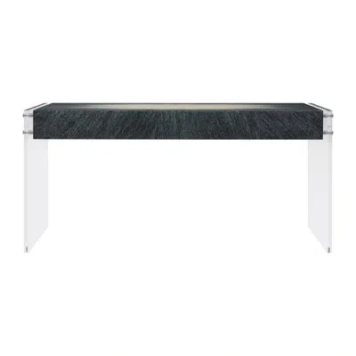 Theodore Alexander Panos Desk In White,filament