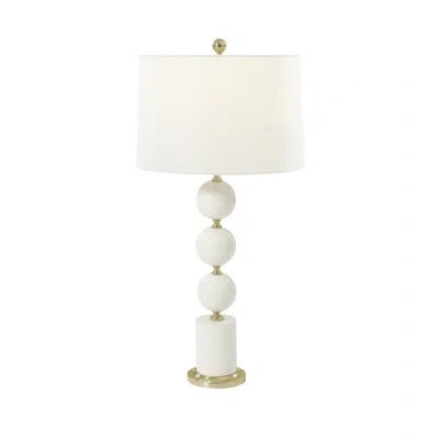Theodore Alexander Panos Pearl Table Lamp In Solstice,brass