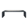 Theodore Alexander Panos Rectangular Cocktail Table In White;dark Blue