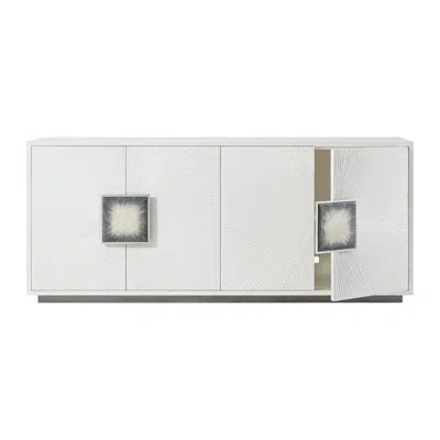 Theodore Alexander Panos Sideboard In White