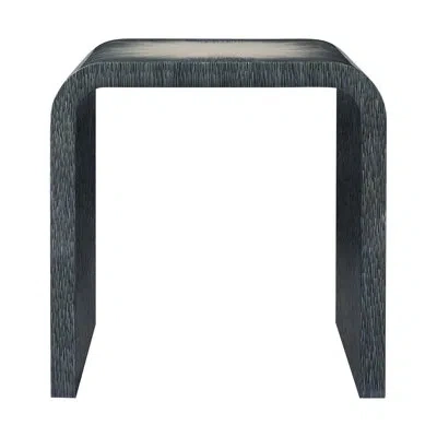 Theodore Alexander Panos Square Side Table In White