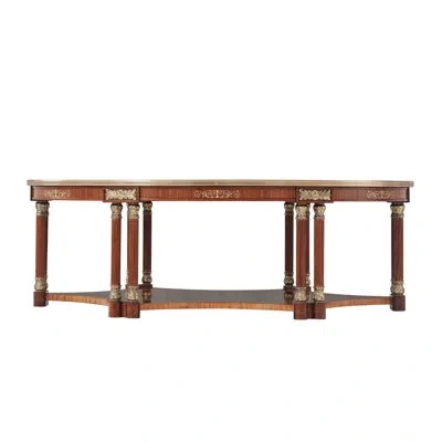 Theodore Alexander Paulette Coffee Table In Brown