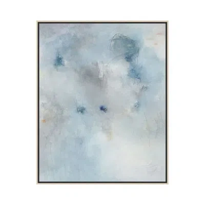 Theodore Alexander Poem In The Clouds 1 By Studio L57 Affinity - Single Picture Frame Print On Canvas In Blue,gray