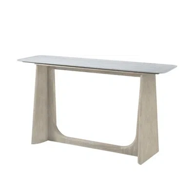 Theodore Alexander Repose 72'' Console Table In Gray Oak