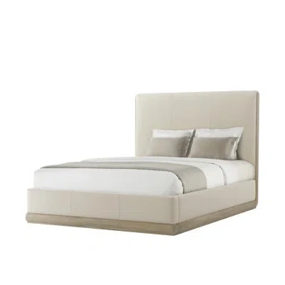 Theodore Alexander Repose Bed In Gray Oak