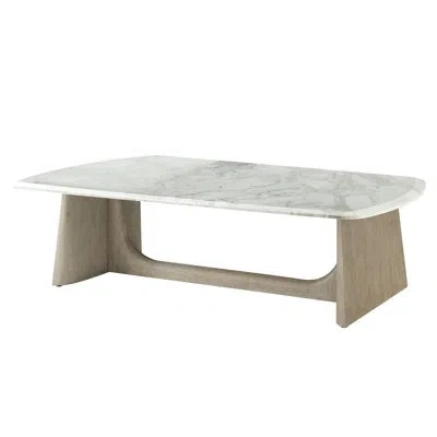 Theodore Alexander Repose Sled Coffee Table In Gray