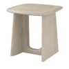 Theodore Alexander Repose Square Side Table In Gray Oak