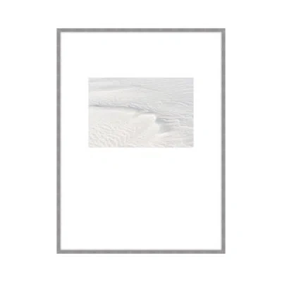 Theodore Alexander Sea Of Sand 1 By Angie Mcmonigal - Single Picture Frame Print In Dove Gray,alabaster