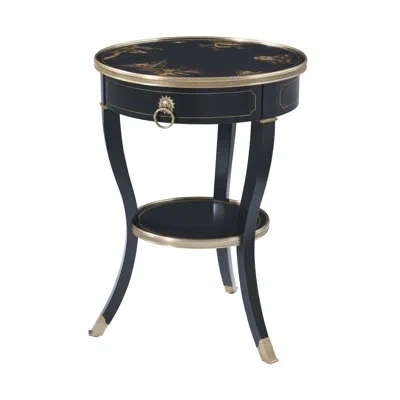 Theodore Alexander Serenity Lamp Table In Black