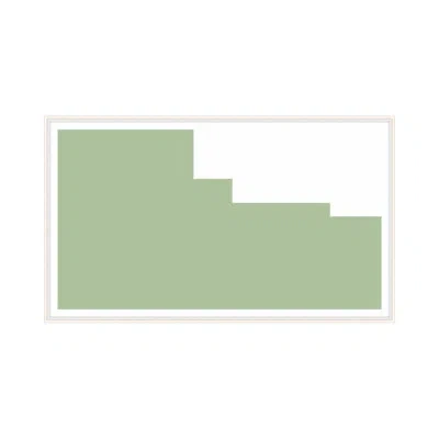 Theodore Alexander Shaping My Path 3 By Studio L57 Schemata - Single Picture Frame Print On Paper In Mint Green,white