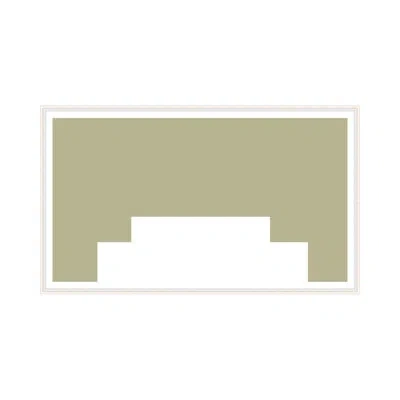 Theodore Alexander Shaping My Path 8 By Studio L57 Schemata - Single Picture Frame Print On Paper In Olive Drab,white