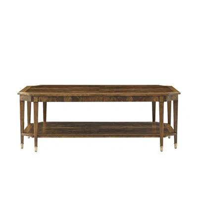 Theodore Alexander Sloane Cocktail Table In Edwardian Brown