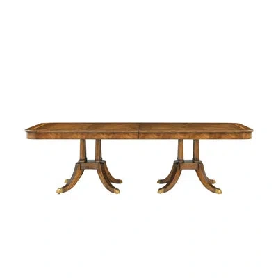 Theodore Alexander Sloane Dining Table In Brown