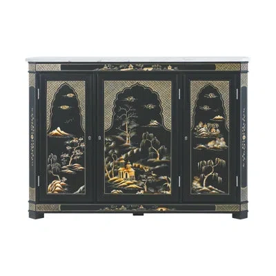 Theodore Alexander Spencer London 56'' W Dresser In Black;gold