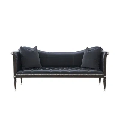 Theodore Alexander Spencer London 76'' Round Arms Settee In Blue