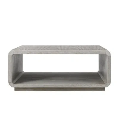 Theodore Alexander Spencer St. James Square Cocktail Table In Argento