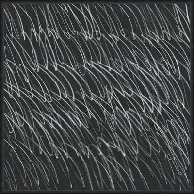 Theodore Alexander Squiggles 1 Framed Art Print In Black,white
