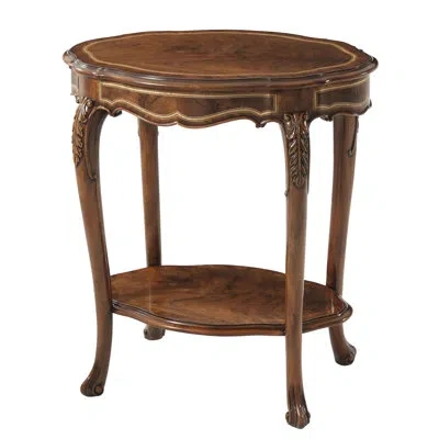 Theodore Alexander Stephen Church Millard End Table In Brown