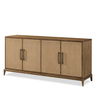 Theodore Alexander Stuart Credenza With Wallpaper In Brown